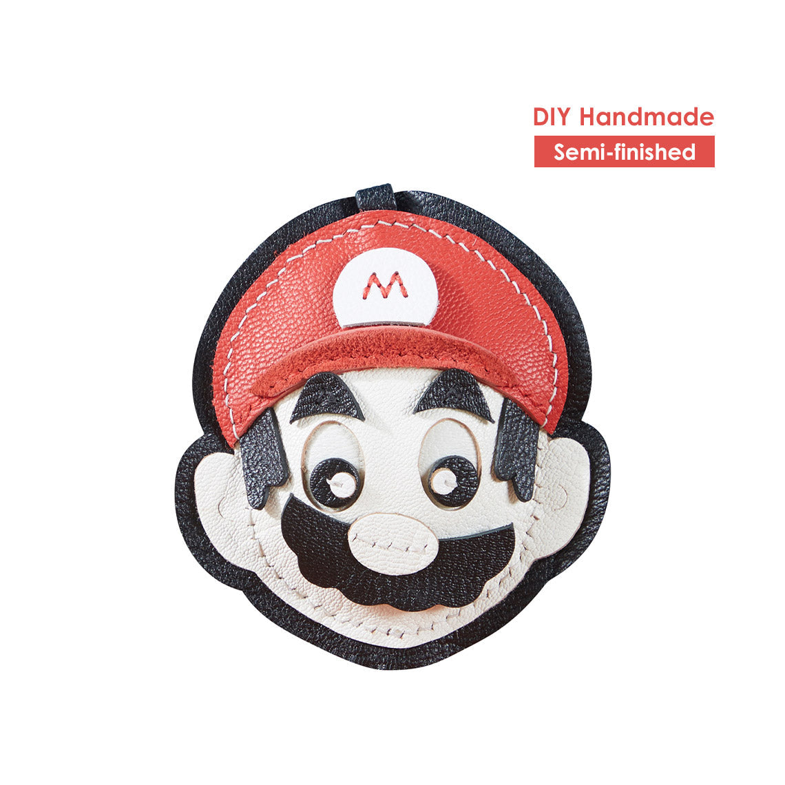 DIY Keychain Kit | Custom Keychain Super Mario Leather Keychain - Wirkin™