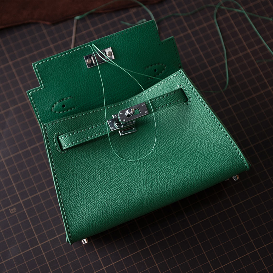 Wirkin® Top Grain Leather Inspired Sellier Kylie Bag DIY Kit | Price Drop at Checkout