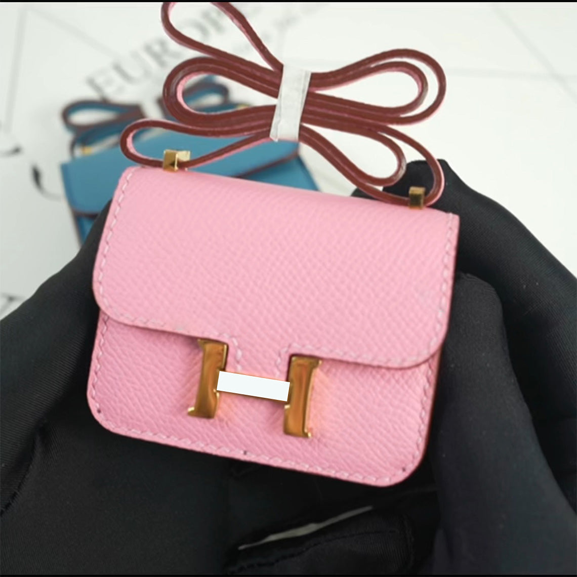 Wirkin® Full Grain Leather Tofu Constance Bag Charm DIY Kits