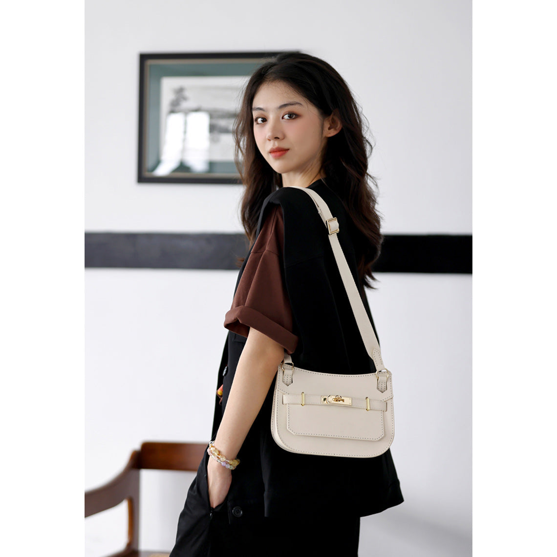 DIY Bag Mini Jypsiere Shoulder Bag White for Women - Wirkin®