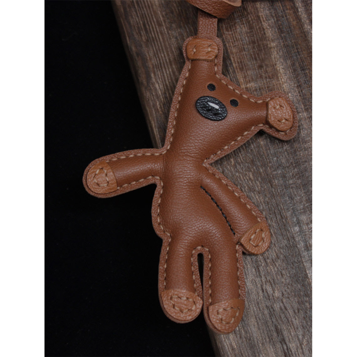 Genuine Lambskin Mr. Bean Teddy Bear Charm Luxury Bag Accessory - Wirkin®