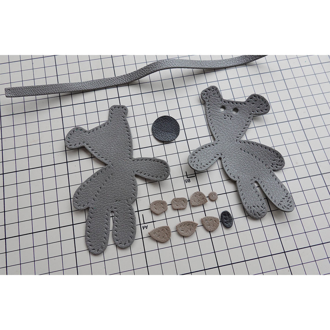 Wirkin® Leather Mr Bean Teddy Bear Charm DIY Kits | Price Drop At Checkout