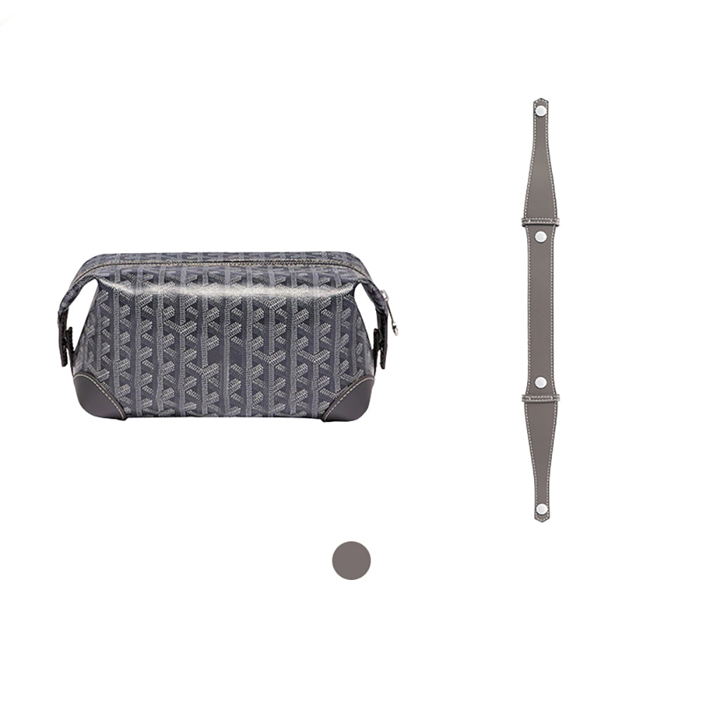 Handcrafted Genuine Leather Handle Strap for Toiletry Bags - Premium Shoulder Strap Upgrade, Handmade with Luxury Leather