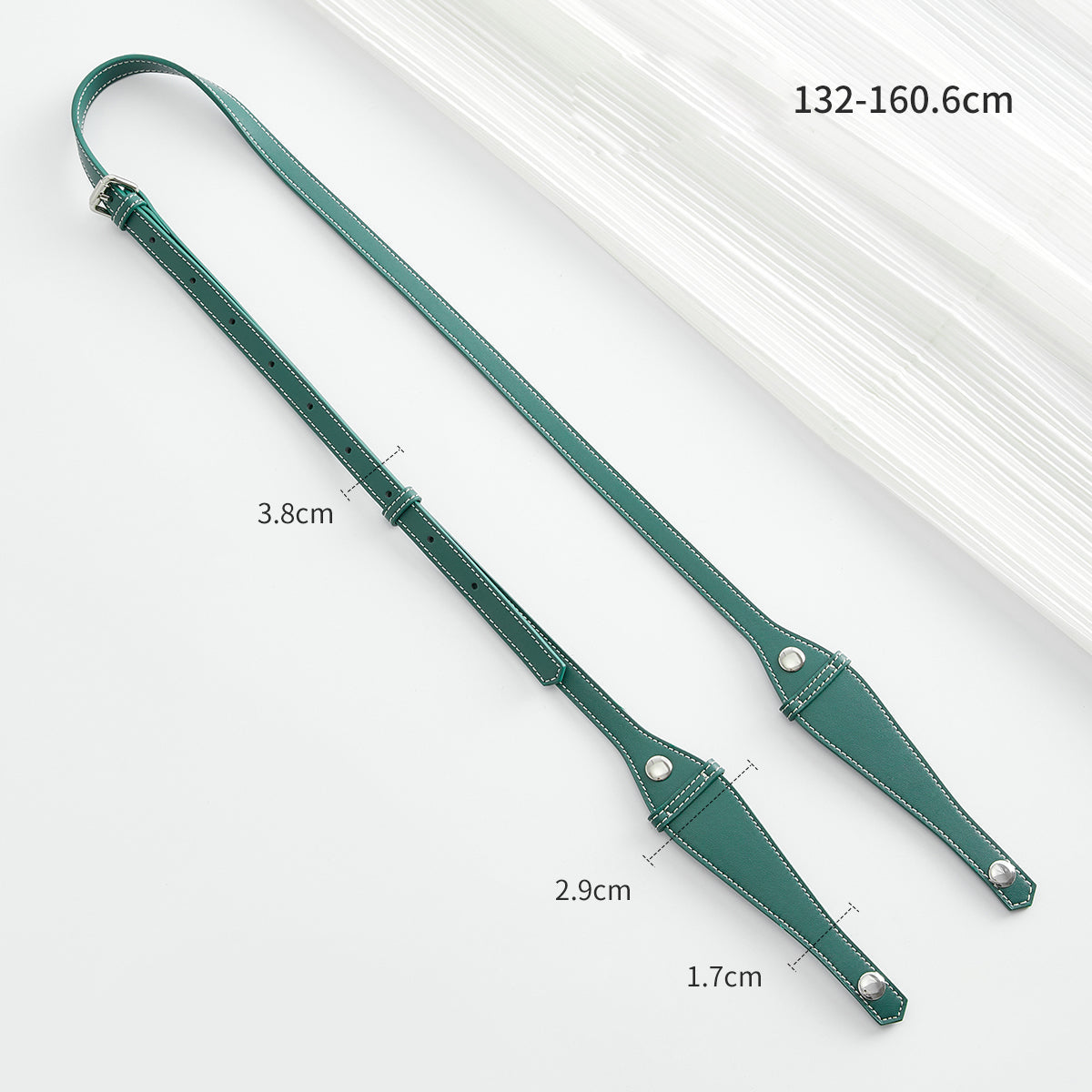Leather Shoulder Strap for Toiletry Bag – Single Shoulder Replacement Strap Accessory