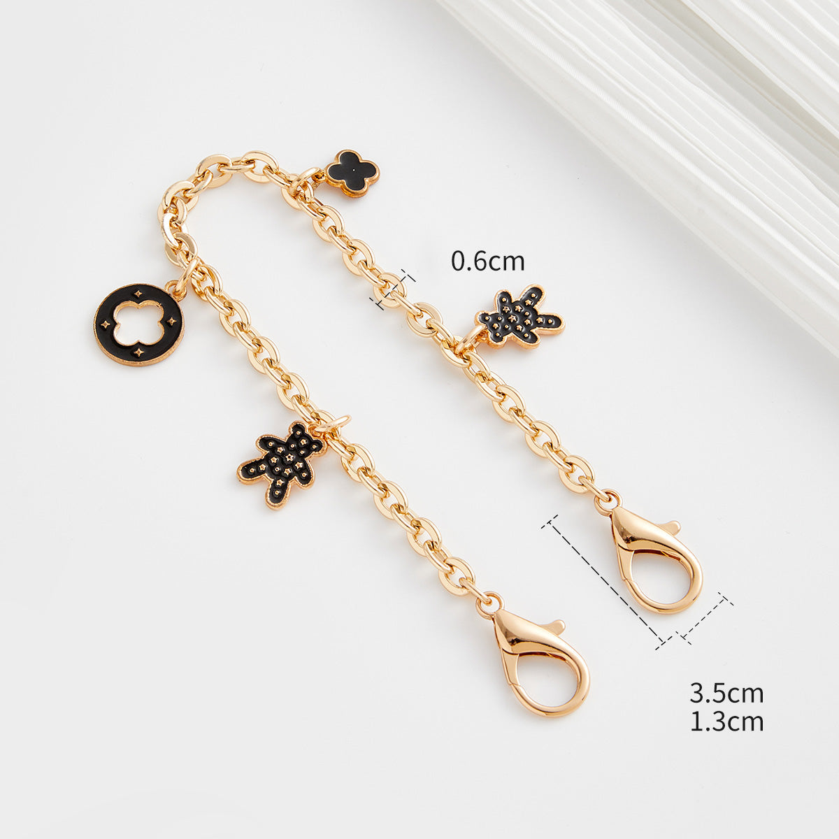 Handmade Alloy Bag Extension Chain | 0.6cm Wide, Durable Decorative Chain, Premium Craftsmanship