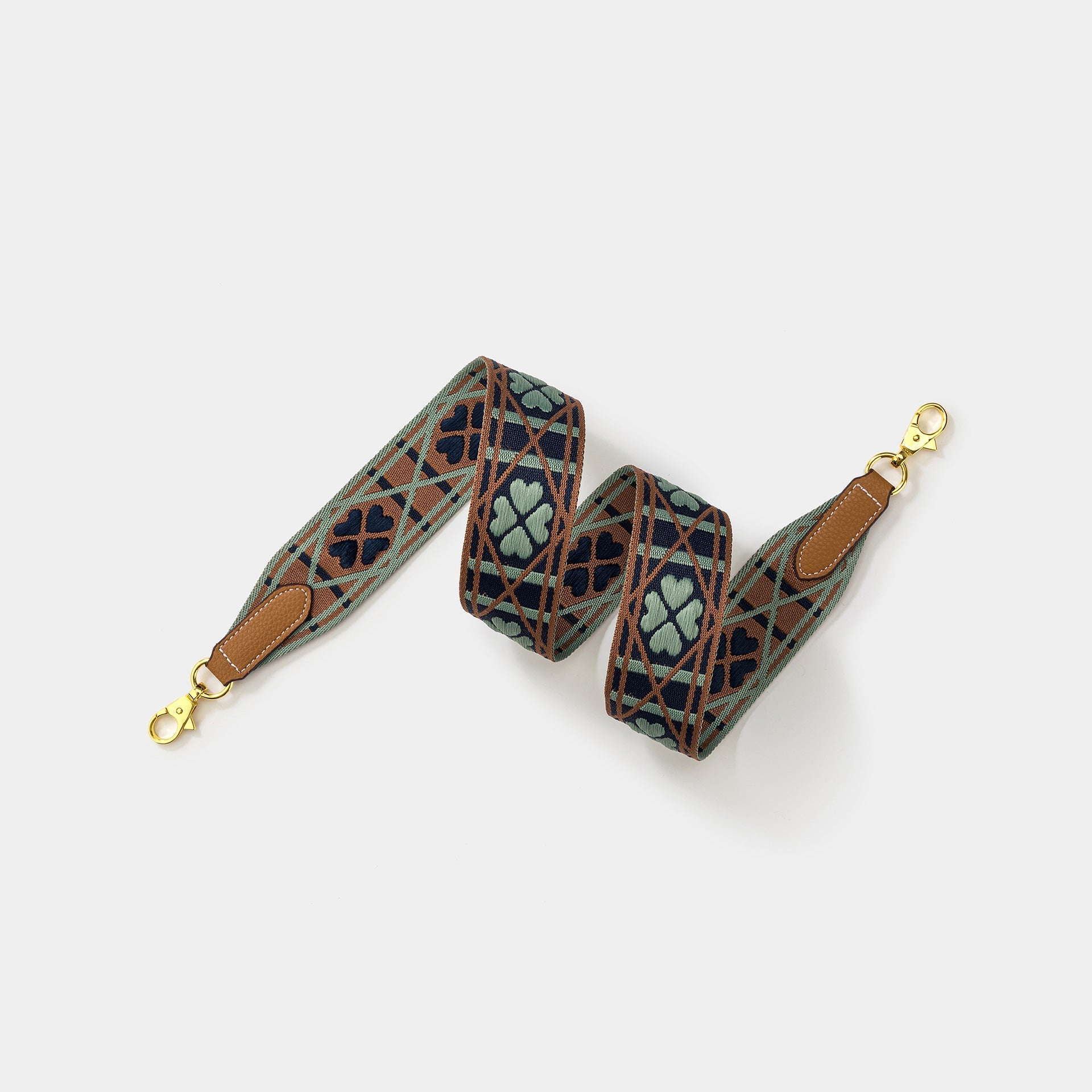 Boho Woven Wide Shoulder Strap for Kelly, Evelyne, Herbag Bags - Colorful Crossbody/Shoulder Strap with Ethnic Style