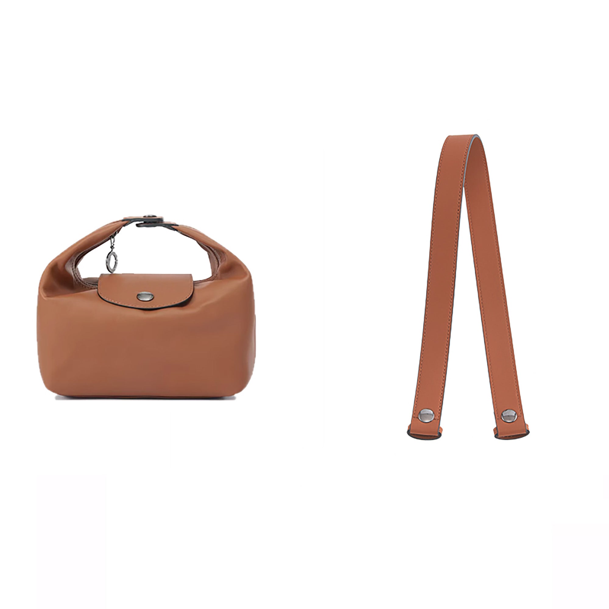 Handcrafted Genuine Leather Extra Crossbody Extension Strap - Replacement Shoulder Strap for Lunch Box Bags, Adjustable & Durable