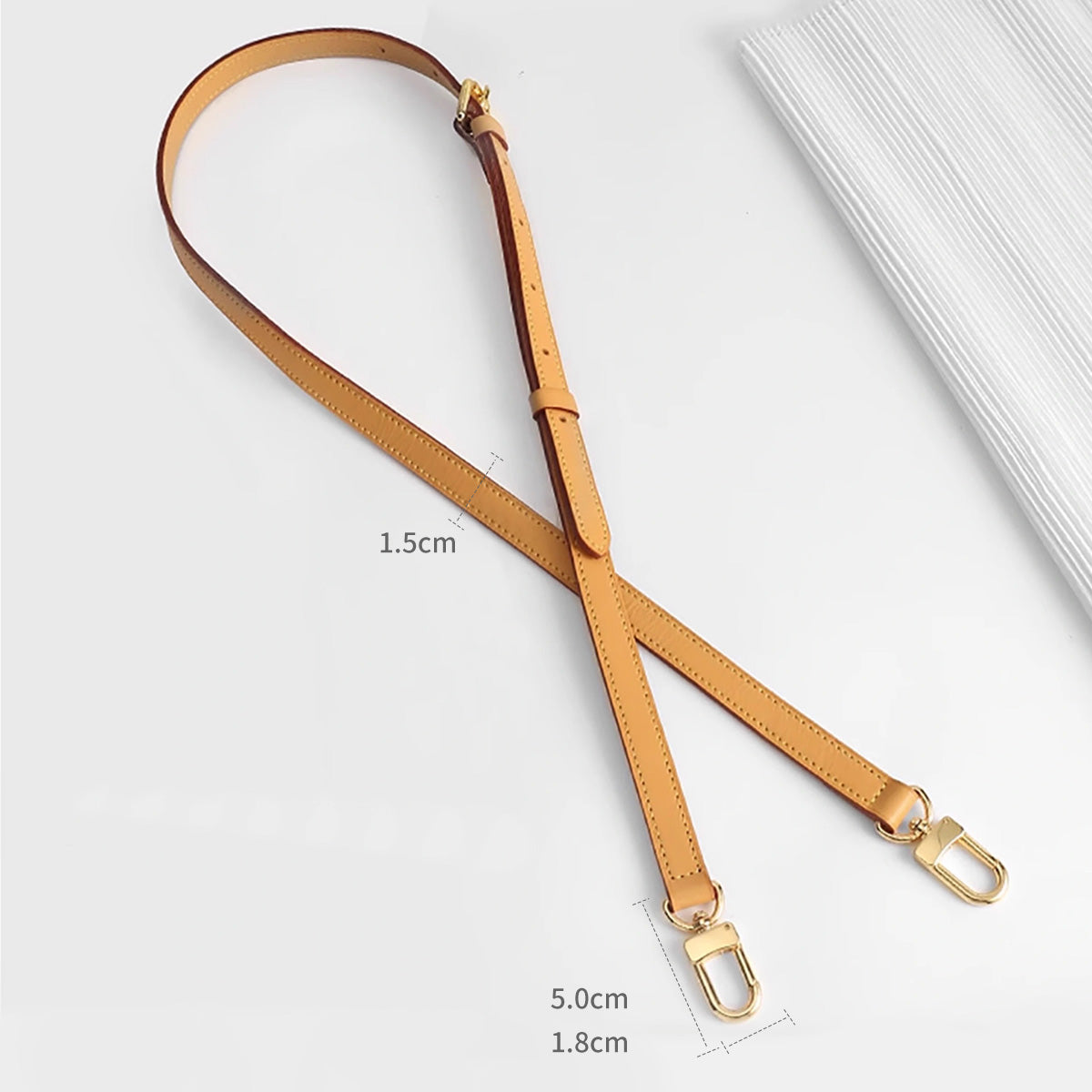 Handcrafted Leather Shoulder Strap for Speedy 20 – Waxed Vachetta Leather Crossbody Strap, Customizable Bag Upgrade