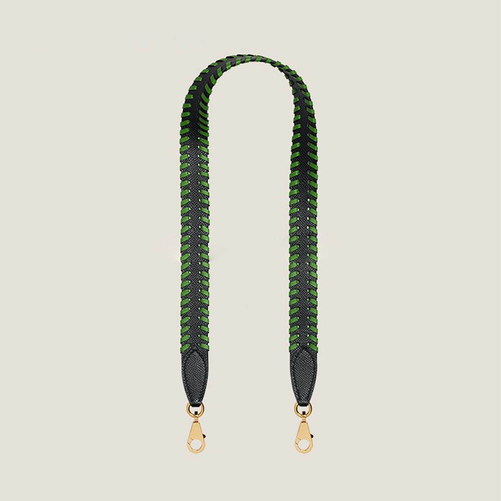 Handcrafted Leather Woven Wide Shoulder Strap for Kelly 25, 28, 32 Bags, Adjustable Crossbody & Shoulder Strap for Kelly