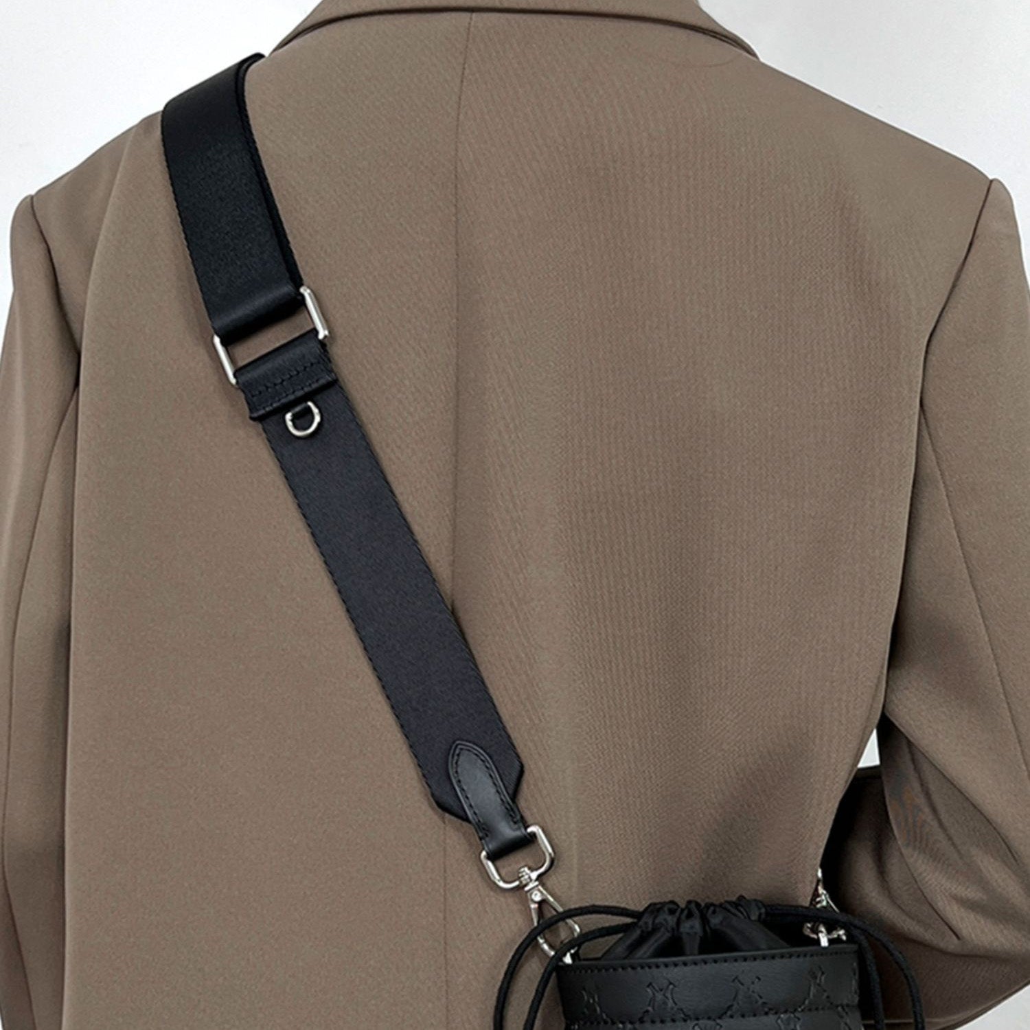 Handcrafted Wide Canvas Shoulder Strap for Nano Bucket Bags – Durable Nylon Material, Comfortable & Stylish