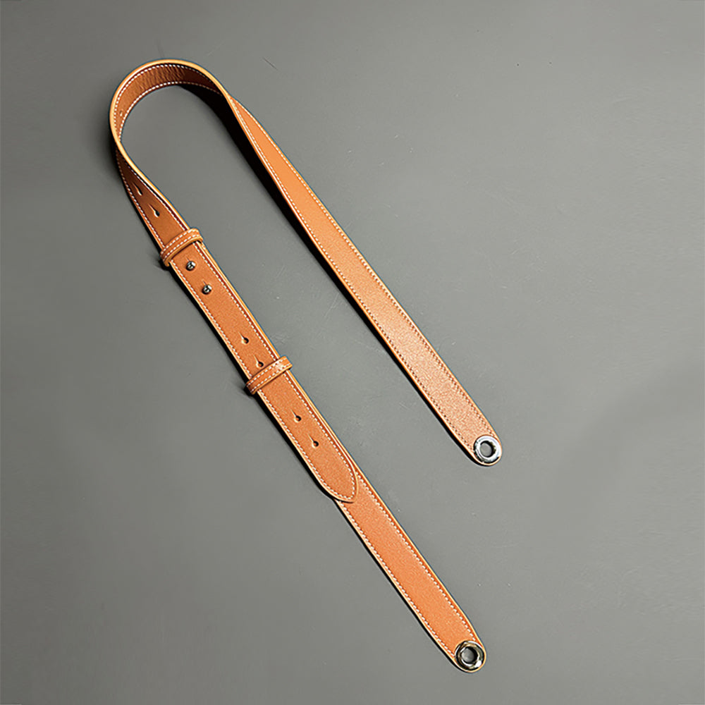 Custom Adjustable Leather Shoulder Strap for Herbag, Handmade Genuine Leather Crossbody Strap, Replacement Bag Strap