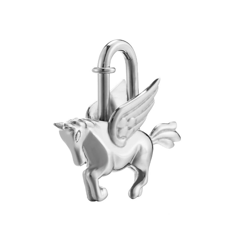 Metal Lock Keychain Pendant for Kelly Bag – Stylish Lock & Key Design Accessory
