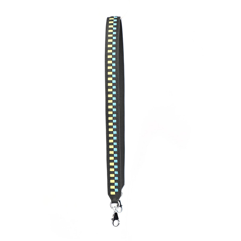 3cm wide EPSON Genuine Leather Handwoven Two-tone Shoulder Strap, Accessories for Luxury Bags,Handmade Custom Leather Strap