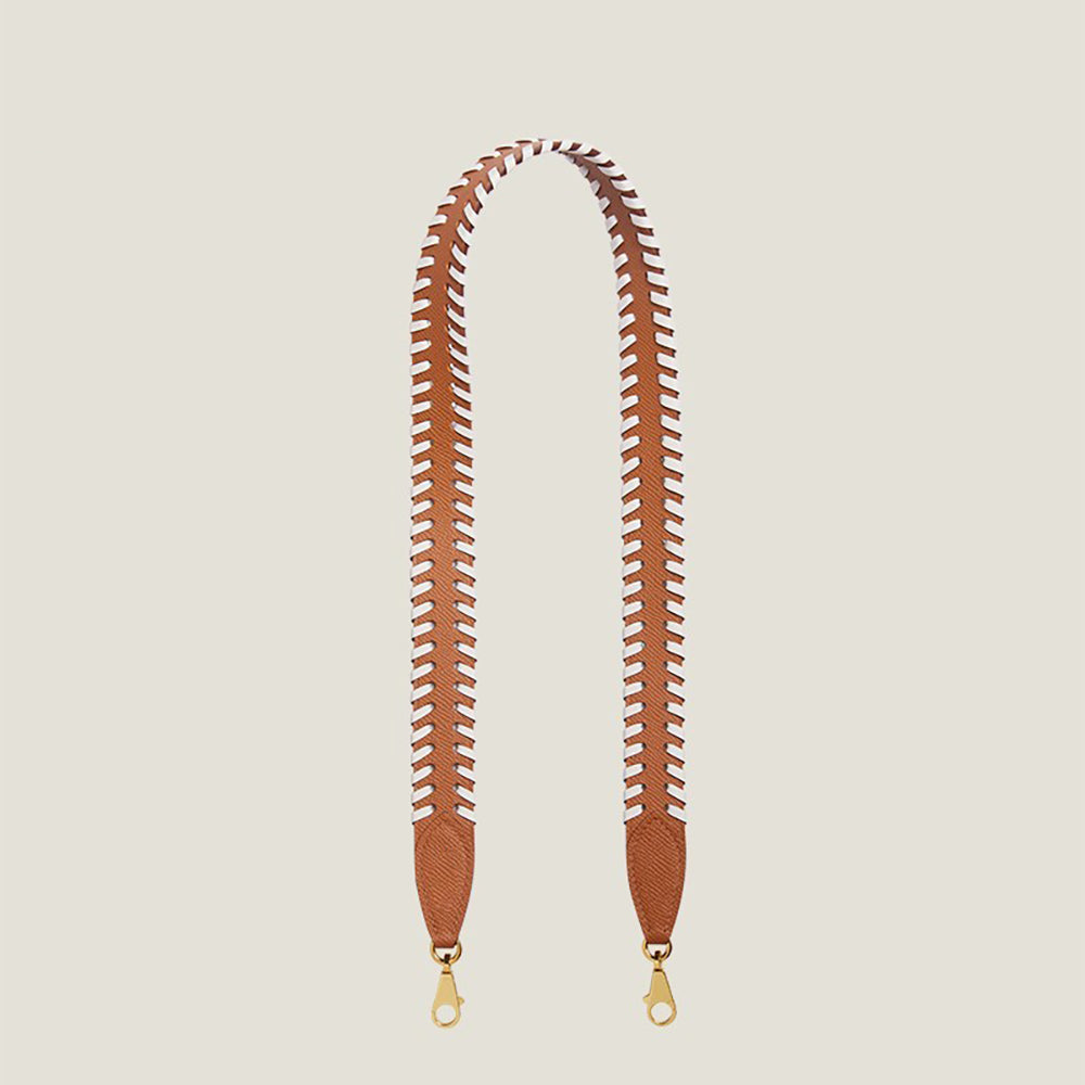 Handcrafted Leather Woven Wide Shoulder Strap for Kelly 25, 28, 32 Bags, Adjustable Crossbody & Shoulder Strap for Kelly