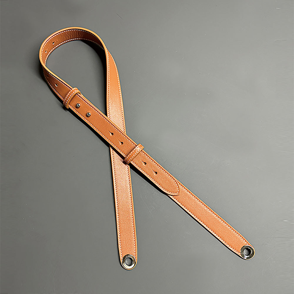 Custom Adjustable Leather Shoulder Strap for Herbag, Handmade Genuine Leather Crossbody Strap, Replacement Bag Strap