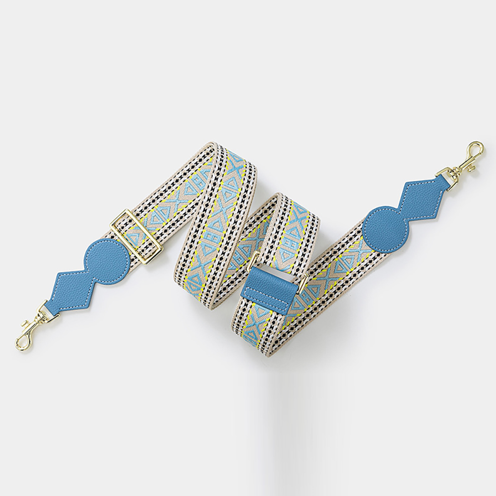 Handcrafted Adjustable Canvas & Leather Shoulder Strap for Evelyn Bags - Premium Quality Replacement Strap