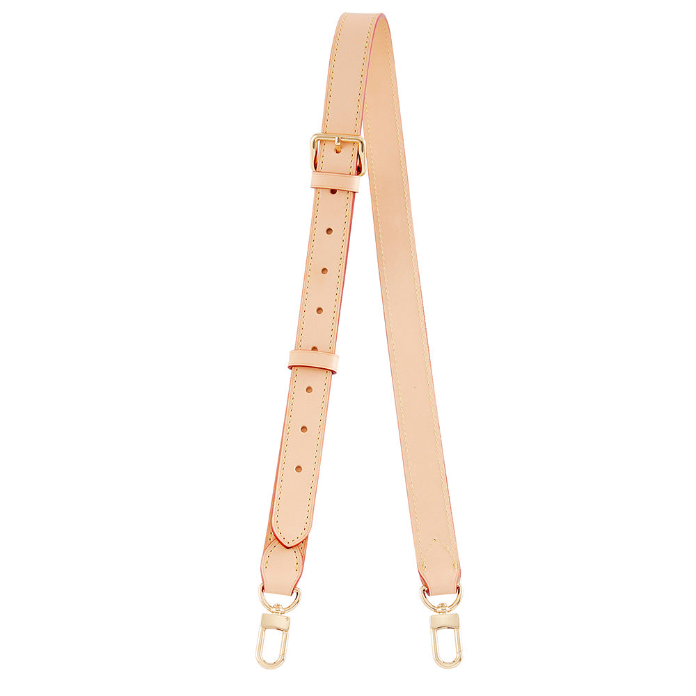 Handcrafted BANDOULIERE 2.5cm Wide Vachetta Leather Crossbody Strap for Women’s Monogram Bag – Premium, Customizable Shoulder Bag Strap