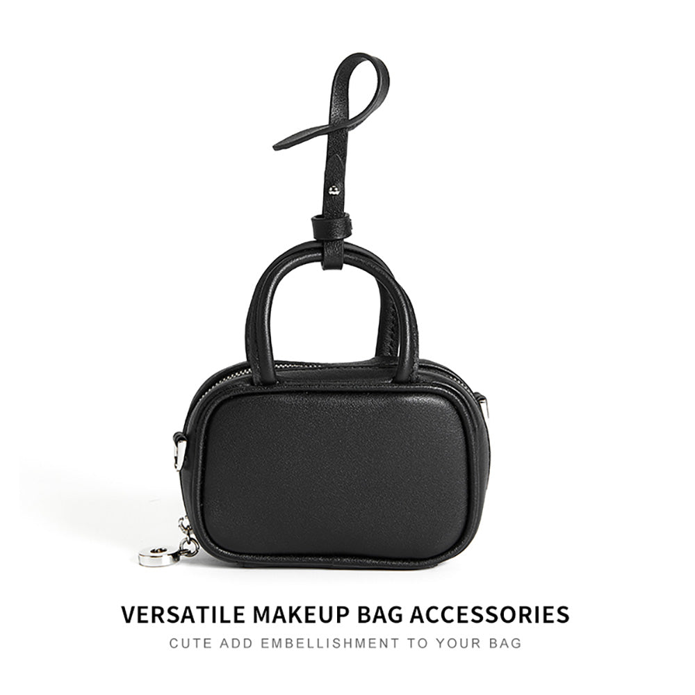 Handcrafted Genuine Leather Crossbody Bag Charm – Beau leather micro bag, Stylish Customizable Leather Pendant