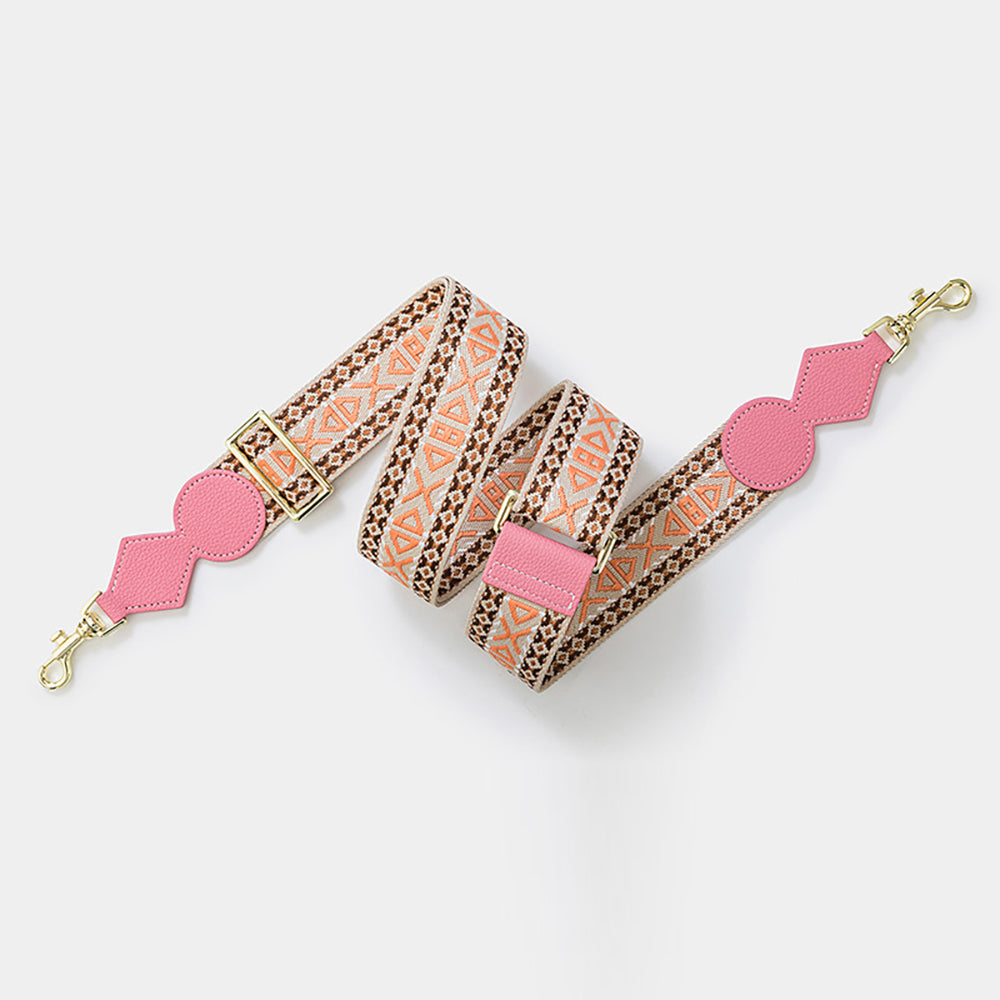 Handcrafted Adjustable Canvas & Leather Shoulder Strap for Evelyn Bags - Premium Quality Replacement Strap