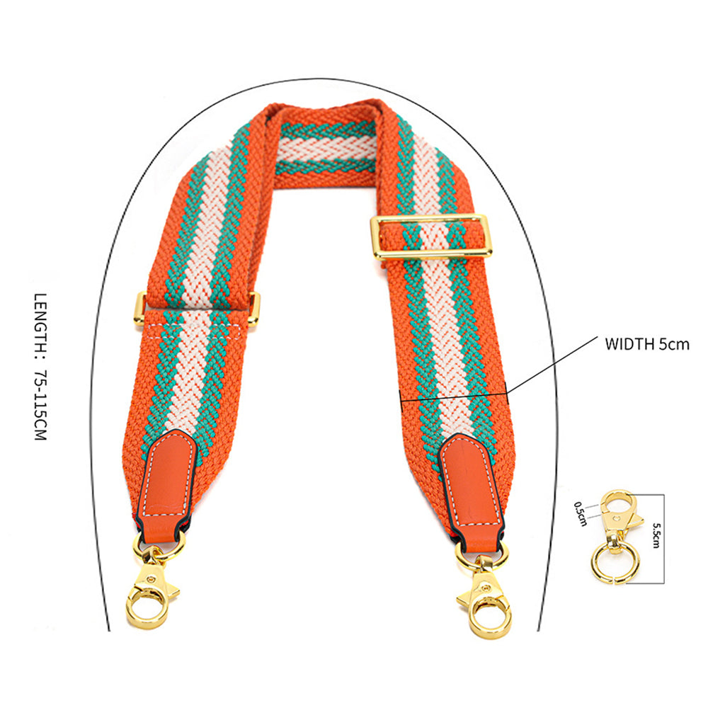 Handmade Adjustable Woven Shoulder Strap - Replacement Strap for Kelly, Evelyne & Herbag Bags