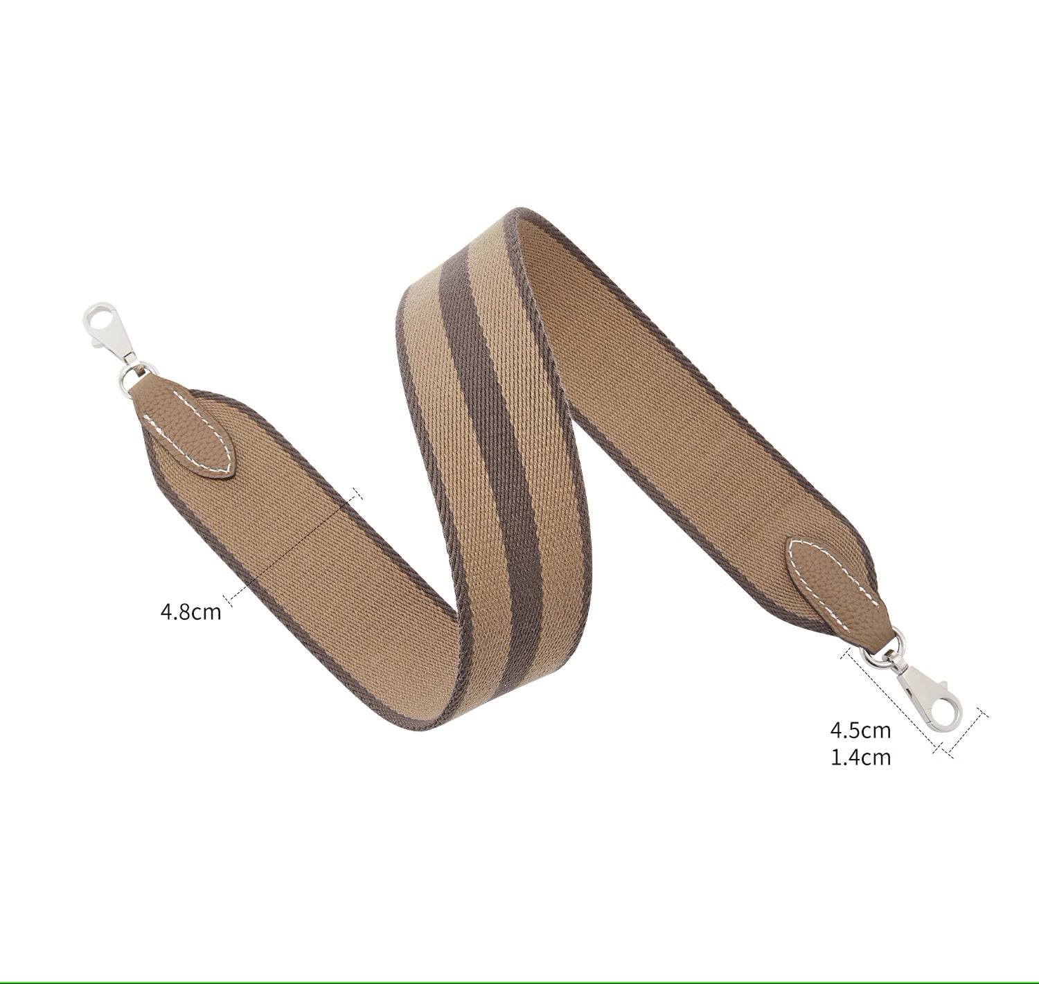 4.8cm colours Canvas with round Loop shoulder bag strap for Evelyn bag,Cross body bag strap,Guitar strap,Fashion bag strap for women bag