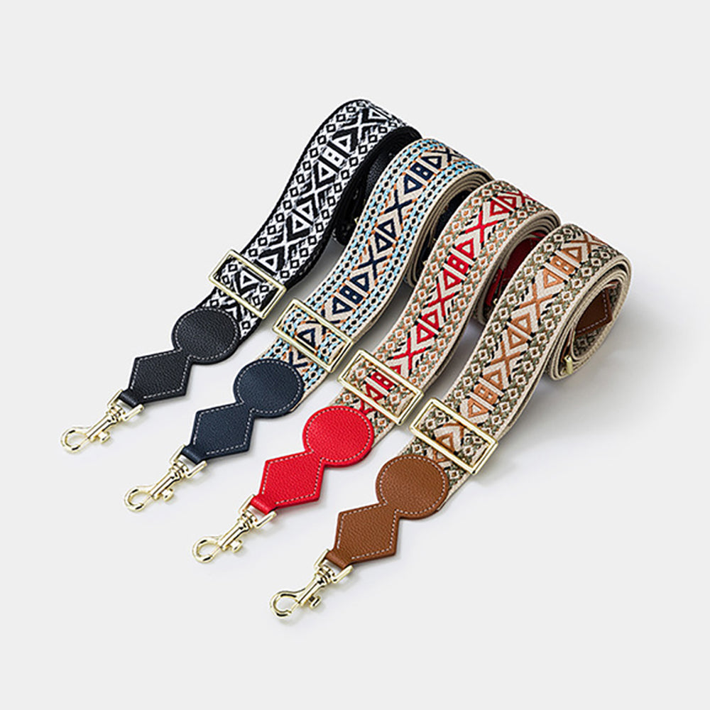 Handcrafted Adjustable Canvas & Leather Shoulder Strap for Evelyn Bags - Premium Quality Replacement Strap