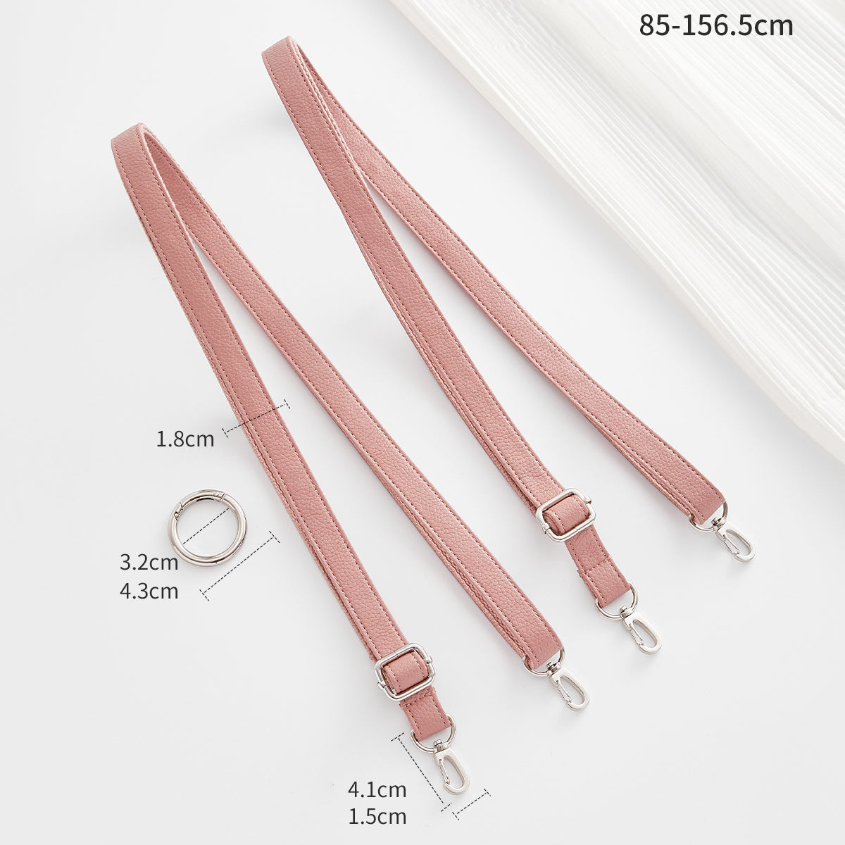 Handmade Genuine Leather Replacement Shoulder Straps for Sherry Rose Large Face Bag – Custom Double Shoulder Strap