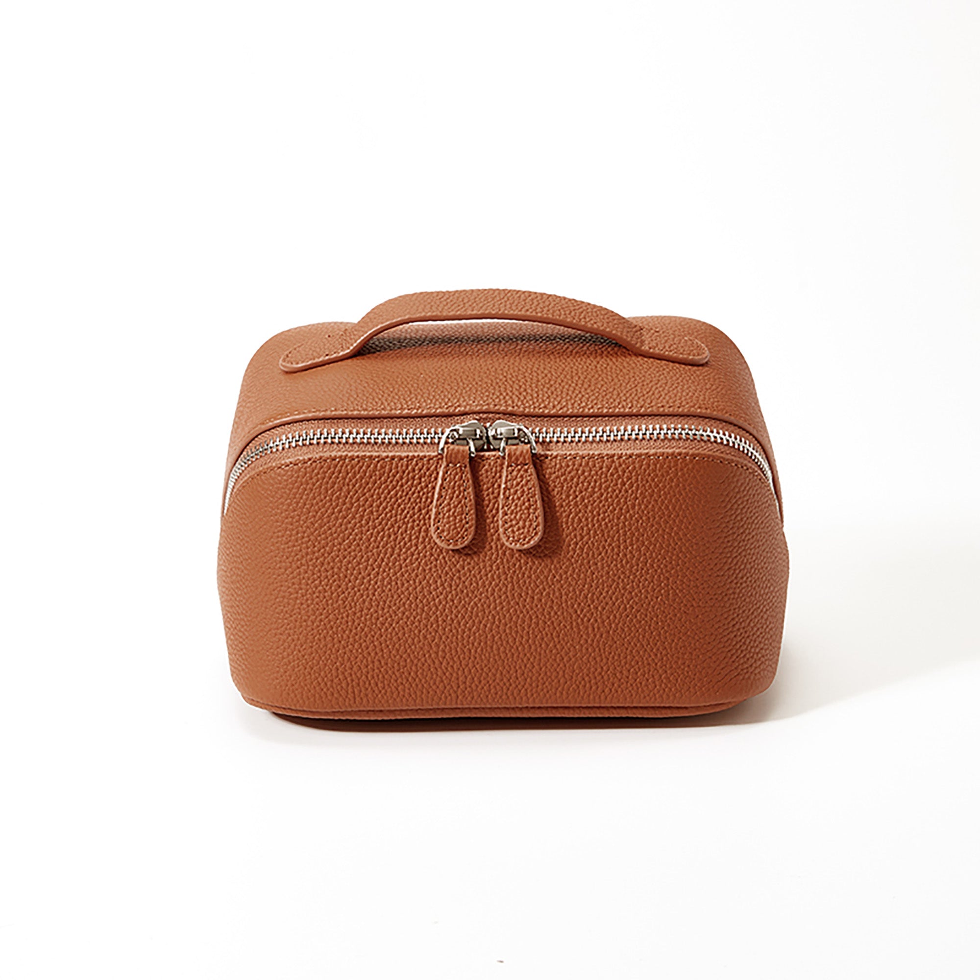 Handcrafted Premium Leather Travel Makeup & Toiletry Bag - Large Capacity with Multi-Compartments, Lightweight & Luxurious Organizer for Women