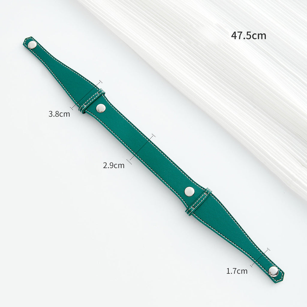 Handcrafted Genuine Leather Handle Strap for Toiletry Bags - Premium Shoulder Strap Upgrade, Handmade with Luxury Leather
