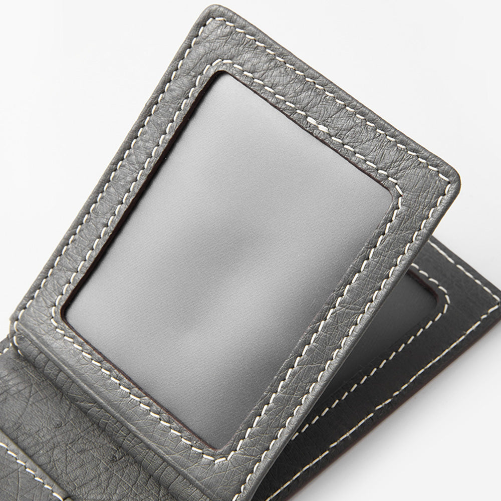 Genuine Leather Ostrich Skin Wallet - Multi-Card Holder & Driving License Organizer, Premium Multifunctional Storage Case