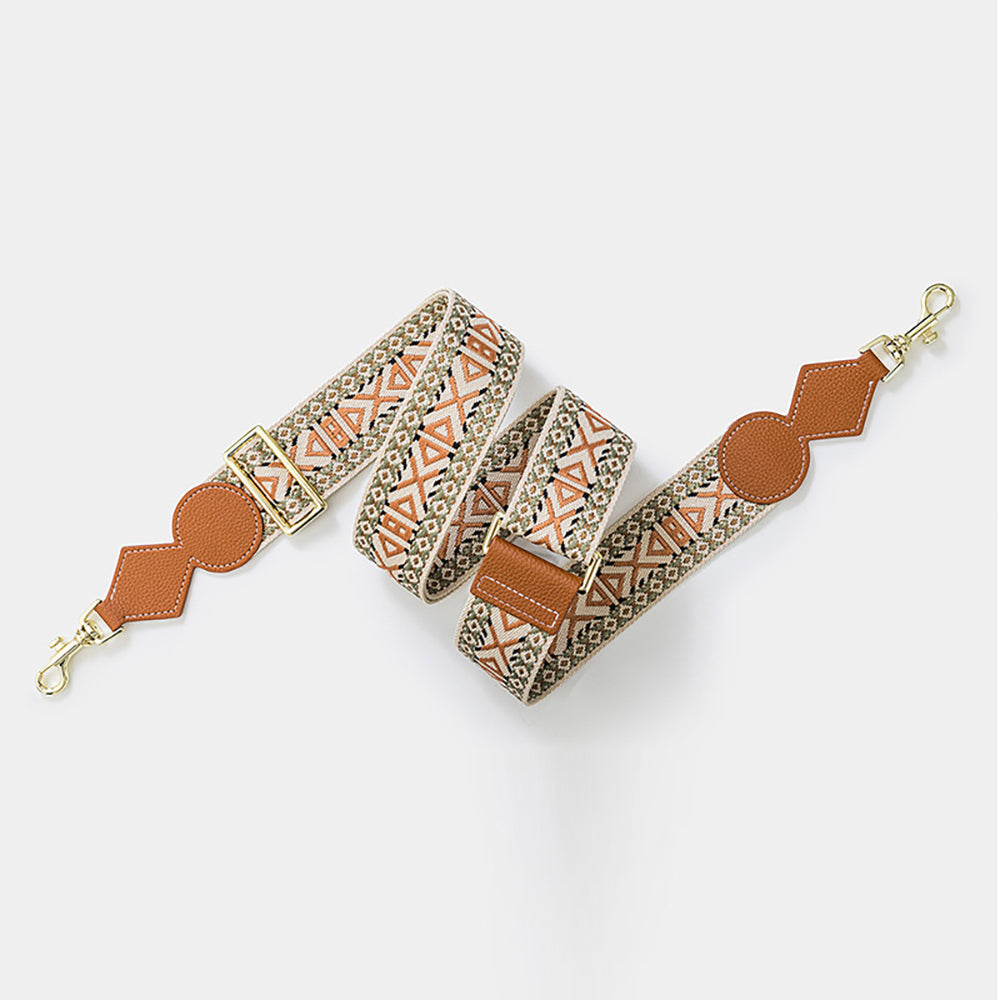 Handcrafted Adjustable Canvas & Leather Shoulder Strap for Evelyn Bags - Premium Quality Replacement Strap