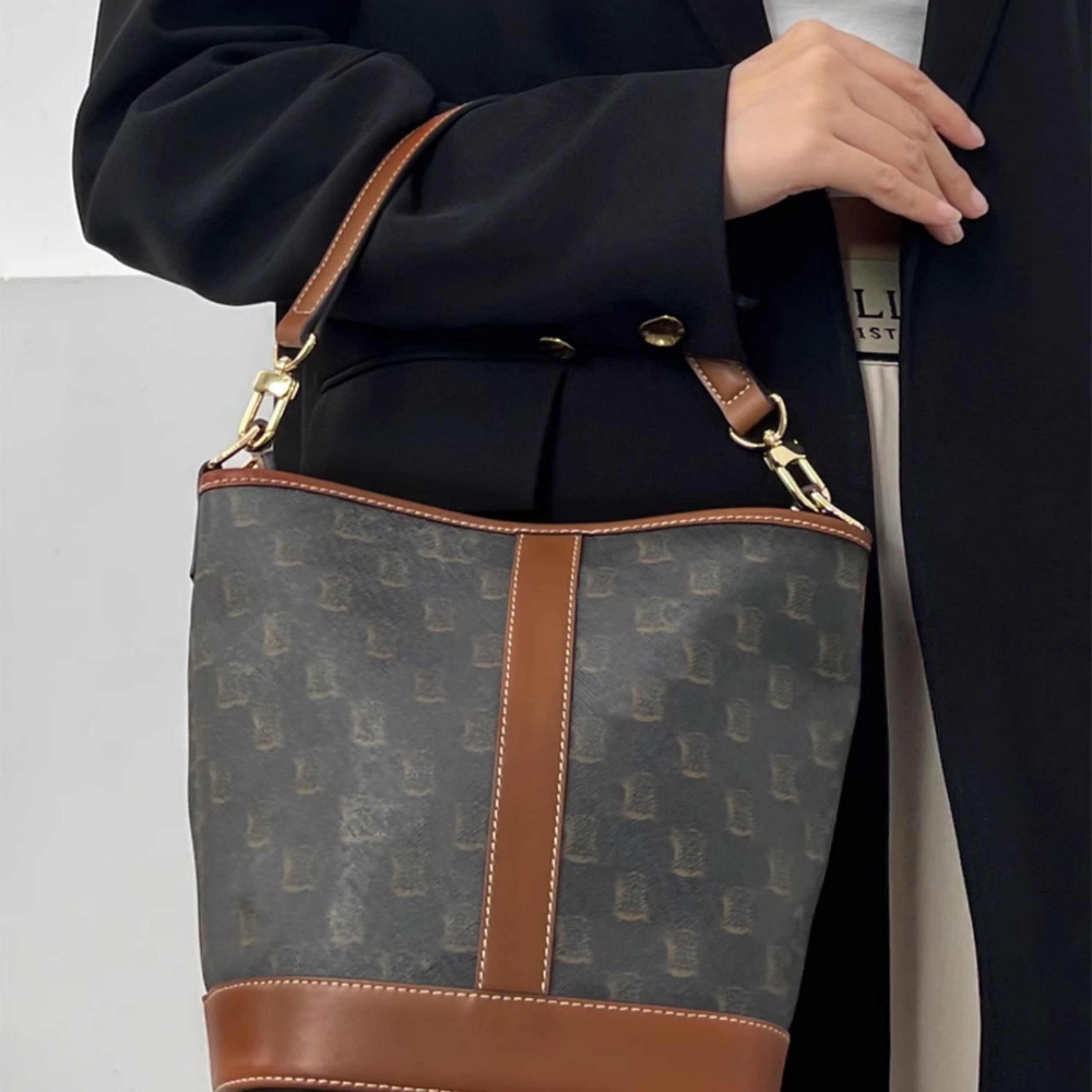 Genuine Leather Shoulder Strap for Tote and Crossbody Bags - Replacement Handle for Handbags