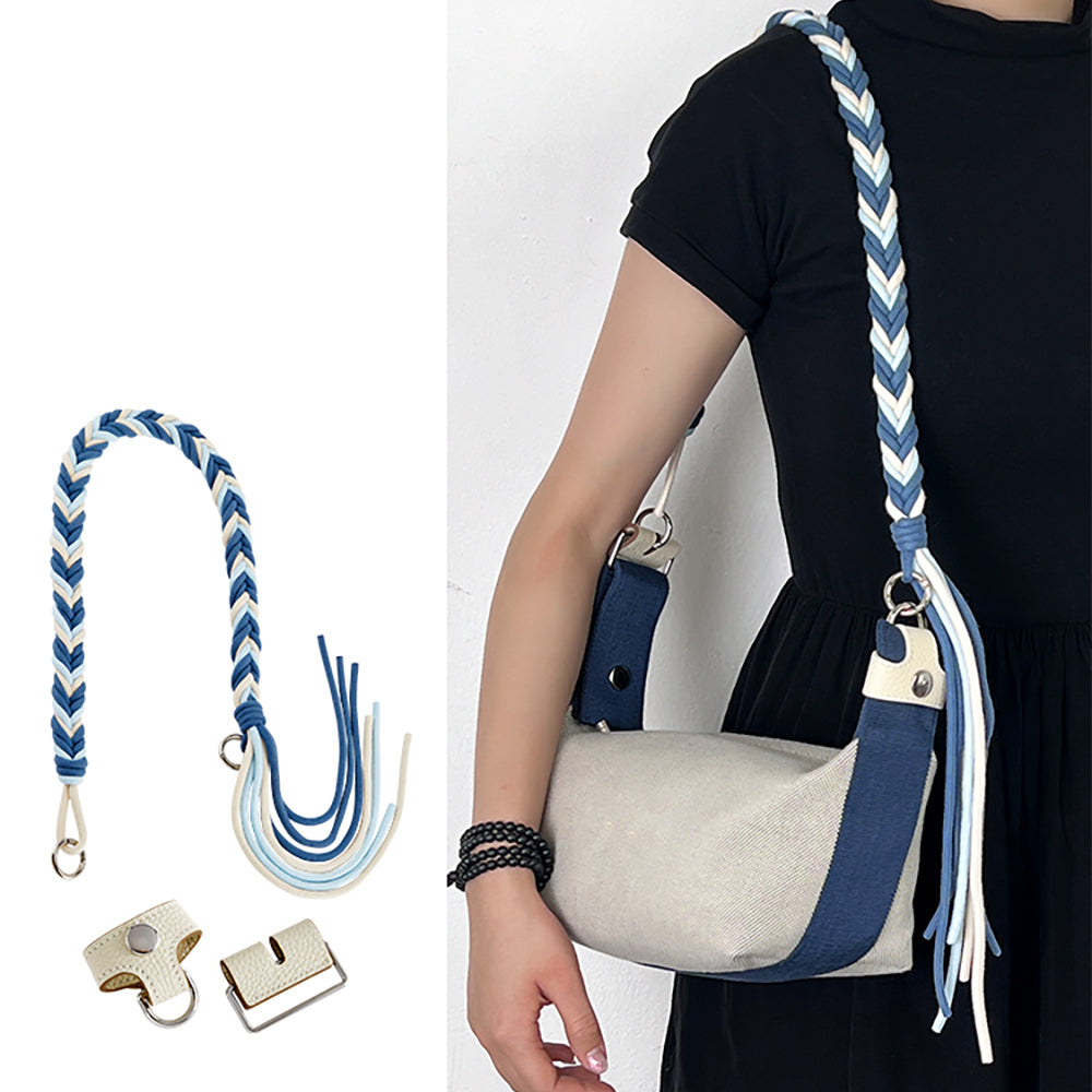 Handmade Woven Shoulder Strap - Versatile Replacement Strap for Crossbody or Underarm Bags