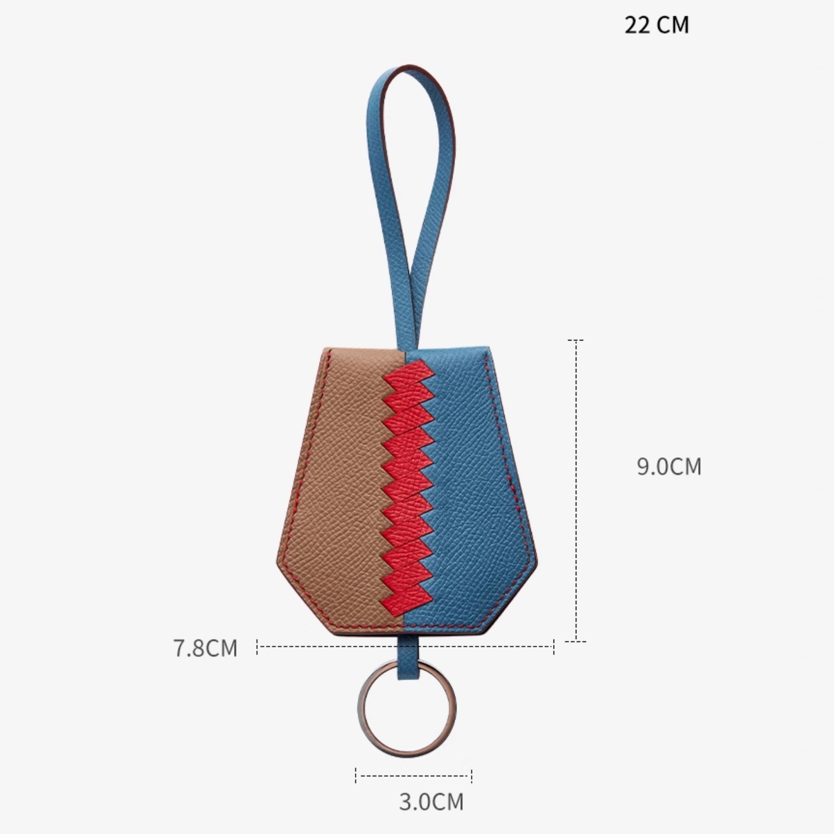 Stylish Leather Keychain U-Disk Storage Pouch – Creative Bag Pendant & Accessory