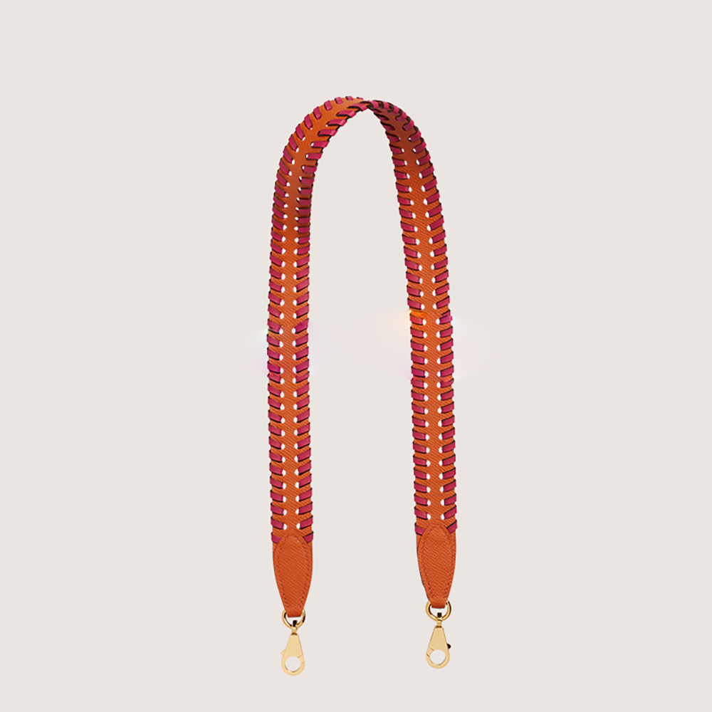 Handcrafted Leather Woven Wide Shoulder Strap for Kelly 25, 28, 32 Bags, Adjustable Crossbody & Shoulder Strap for Kelly