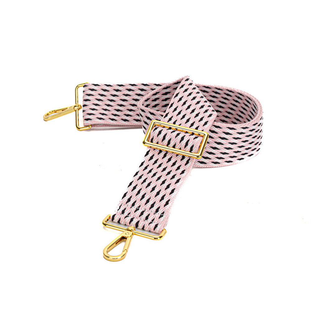 Adjustable Canvas Shoulder Strap – Woven Wide Strap for Bucket Bag Replacement