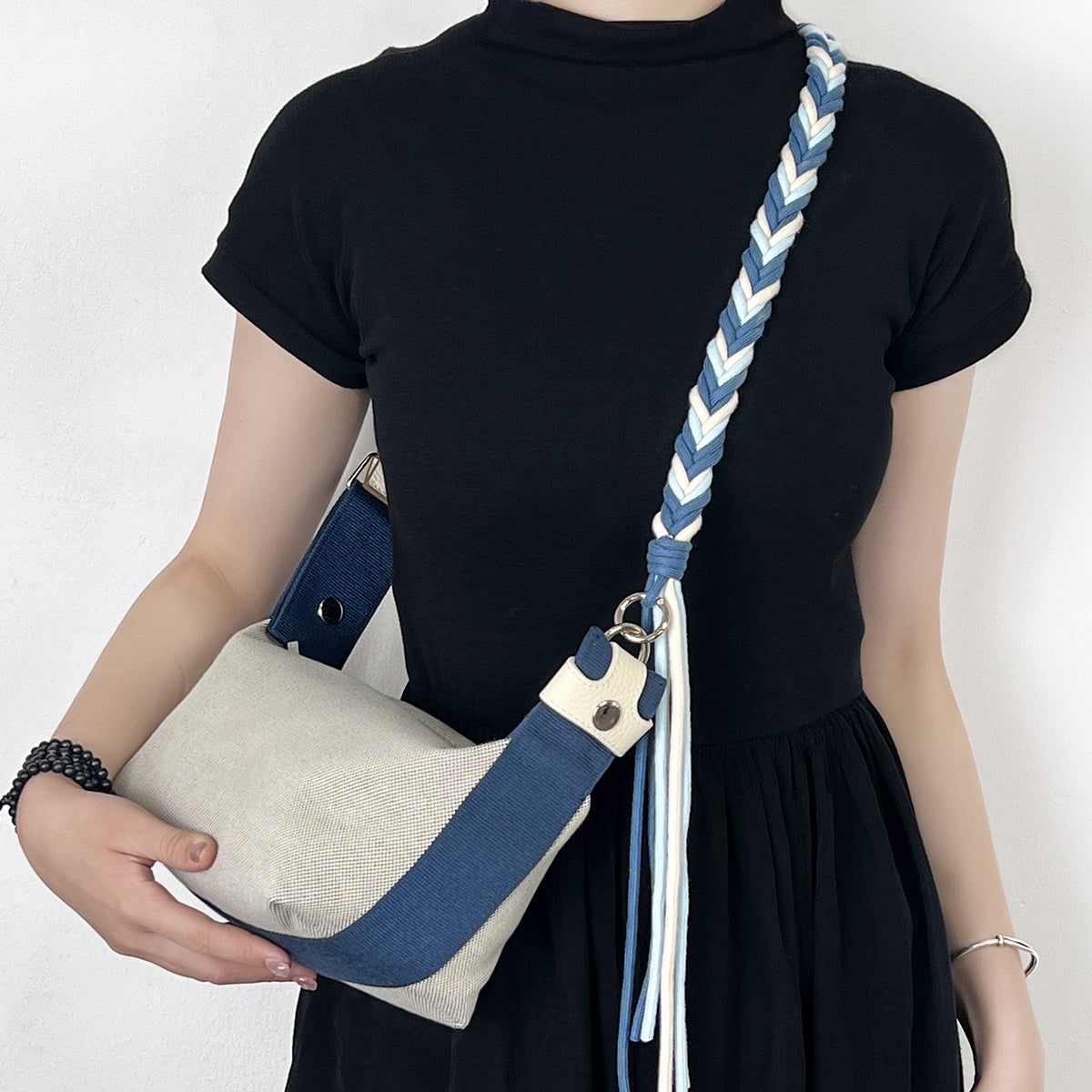 Handmade Woven Shoulder Strap - Versatile Replacement Strap for Crossbody or Underarm Bags