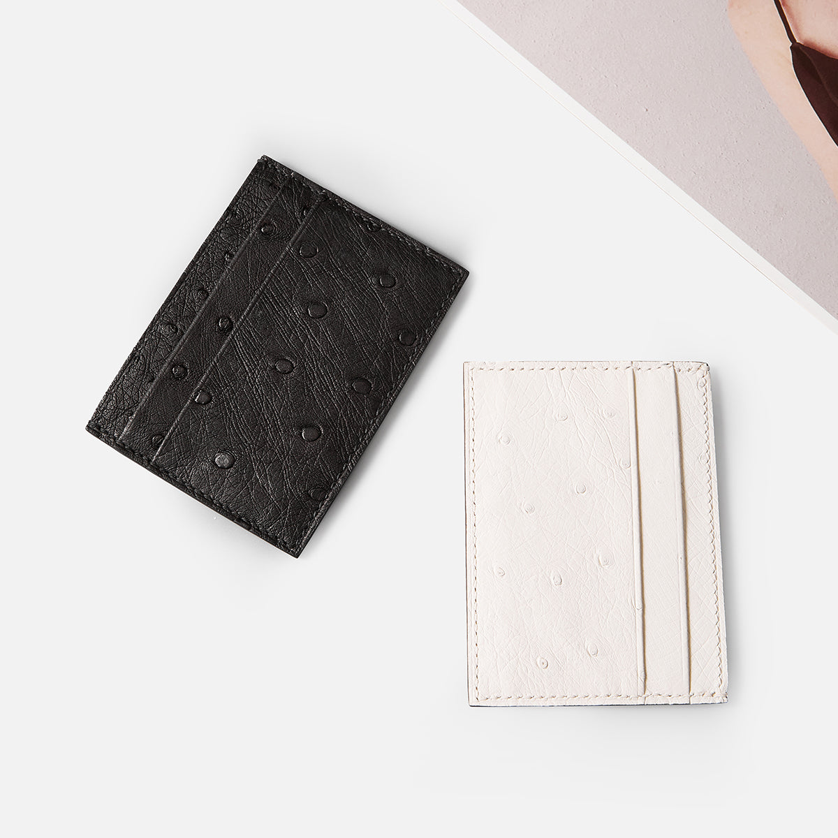 Slim & Compact Genuine Leather Card Holder Wallet – Large Capacity Multi-Card Slots & ID Storage Case