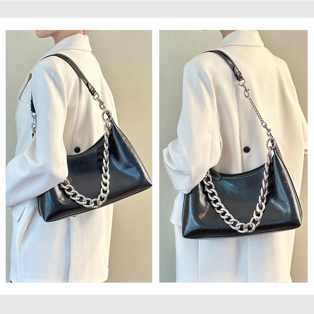 Metal Extender Chain & Decorative Chain for Bag Customization, Perfect for Juliet30 Underarm Bag, Stylish & Versatile Replacement Chains