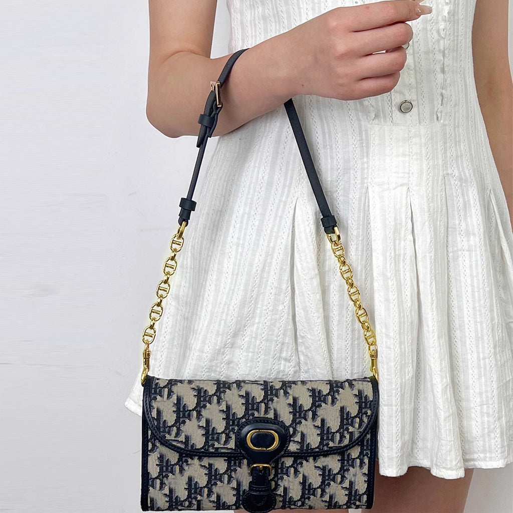Handcrafted Bobby Chain Strap Shoulder and Crossbody Bag Replacement Strap - Adjustable & Durable, Perfect for Handbags and Purses