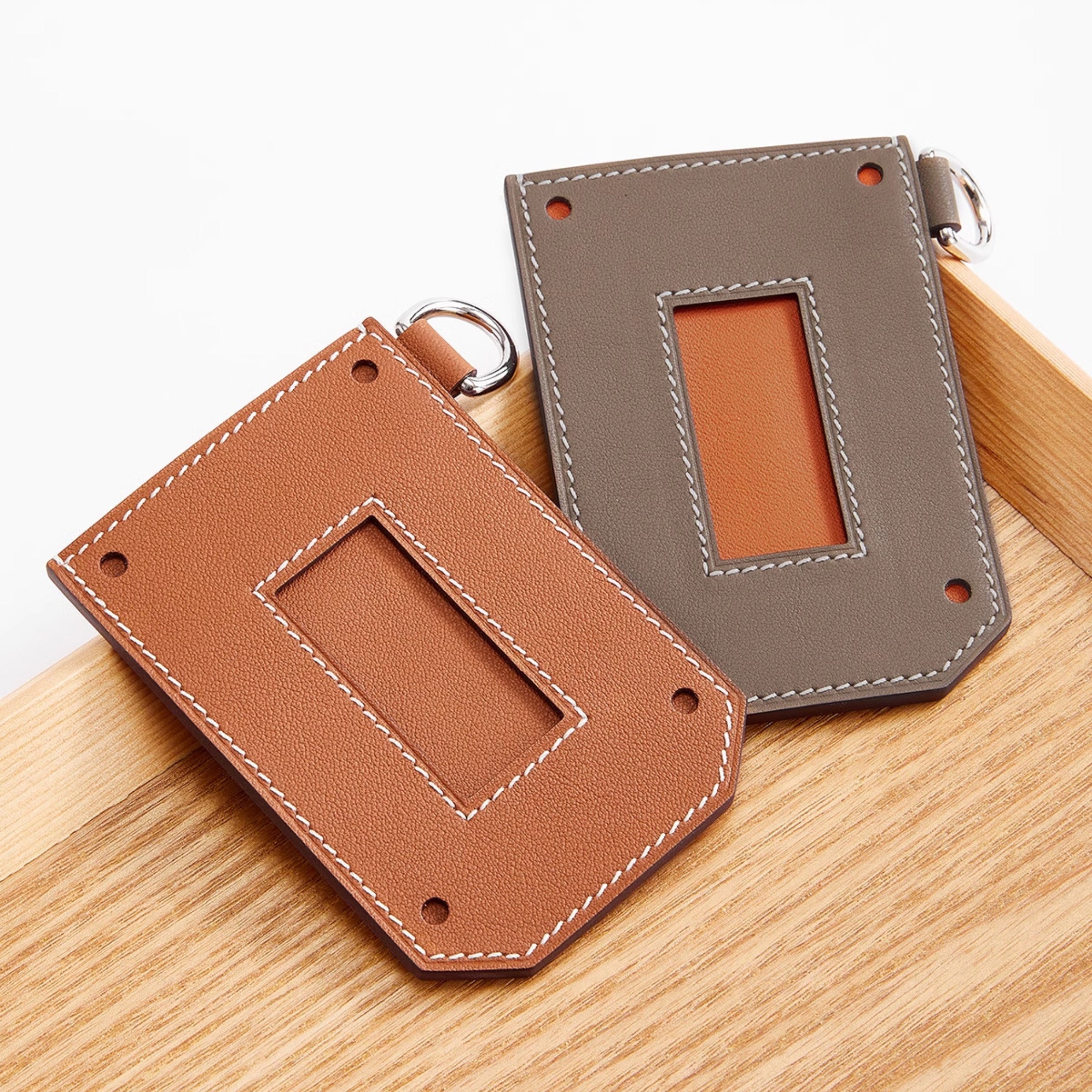 Slim & Compact Genuine Leather Card Holder – Elegant Unisex ID and Card Case, Perfect for Daily Use