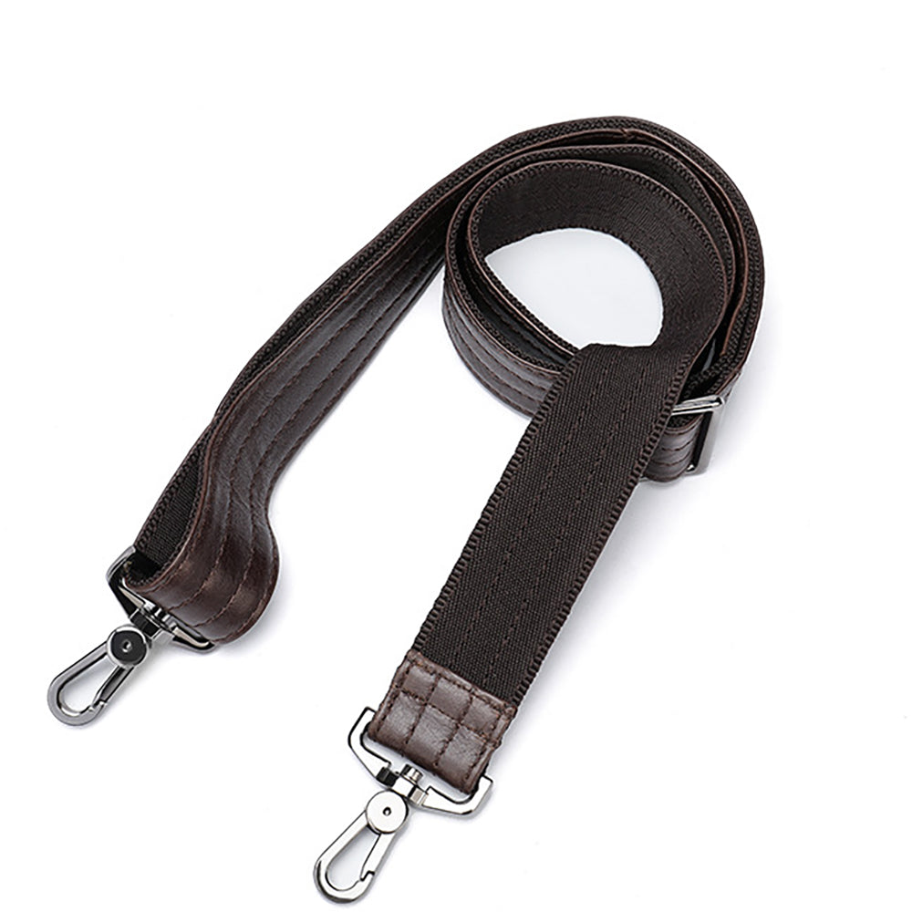 Handcrafted Leather Shoulder Strap for Men – Adjustable Crossbody Strap, Premium Cowhide Material, Business/ Casual Style, Versatile Accessory
