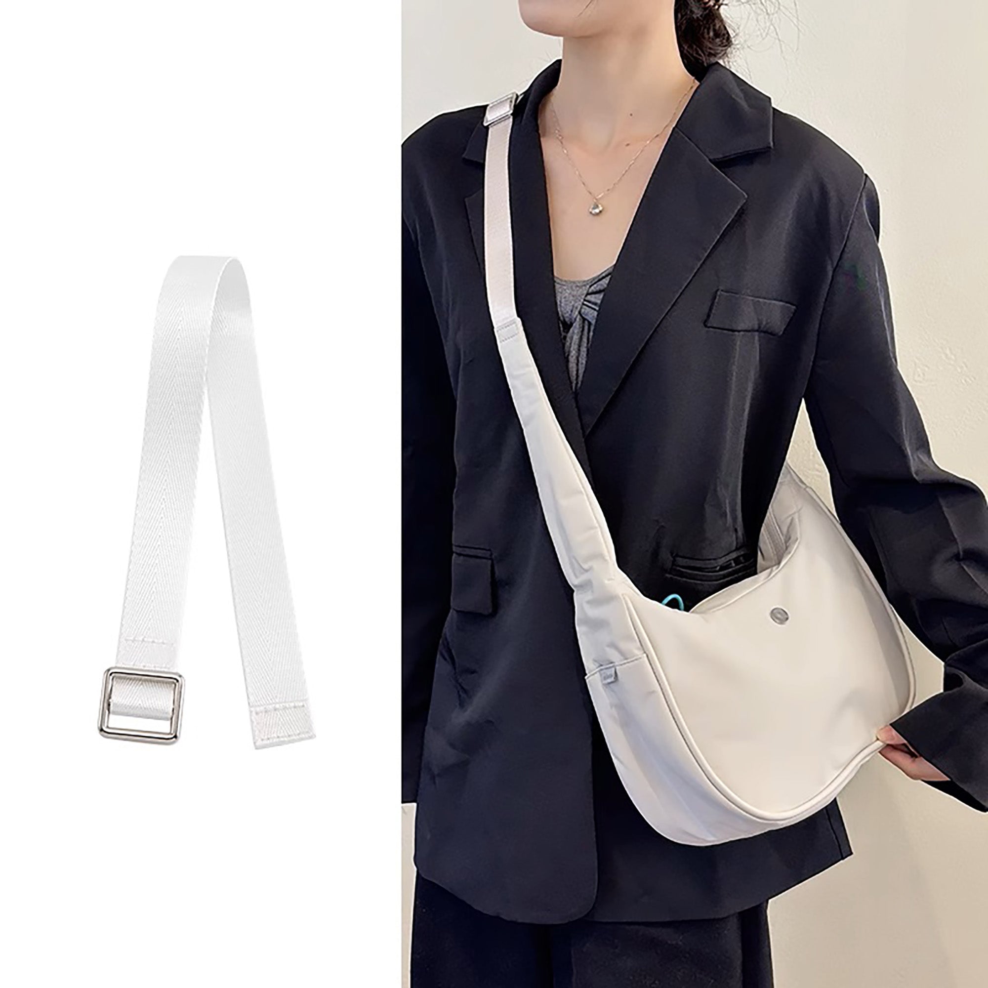 Underarm Bag Extension Strap, Bag Modification Shoulder Canvas Strap Accessory