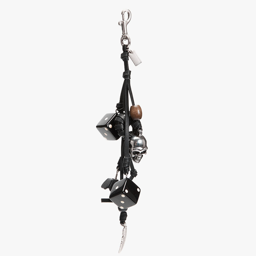 Premium Dice-Shaped Keychain, Elegant and Stylish Mini Dice Pendant, Luxury Charm for Bags and Accessories