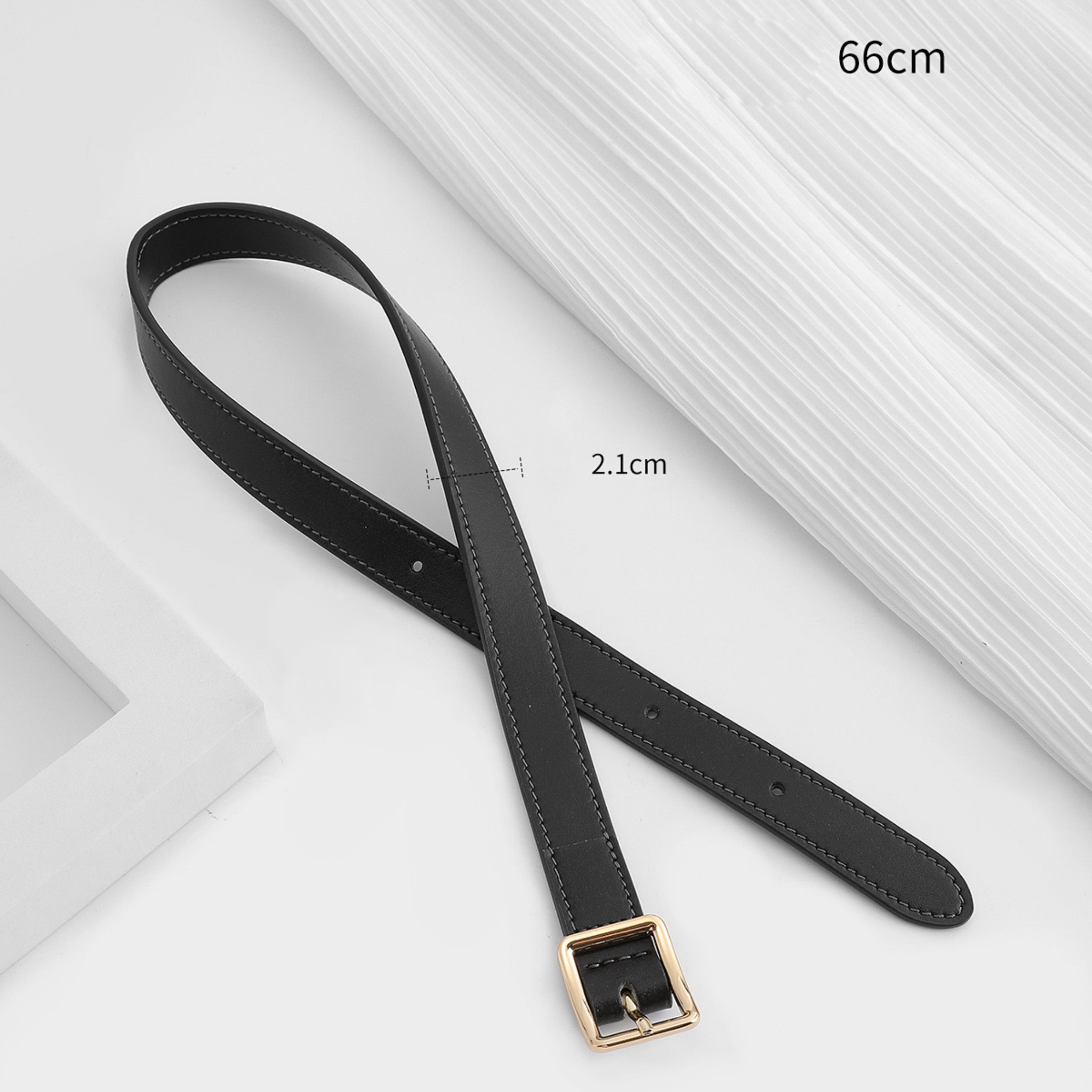 Handmade Black Leather Extended Shoulder Strap for Eliza25 Underarm Bag – Crossbody Strap Upgrade, Premium Leather, Customizable Length, DIY Bag Accessory