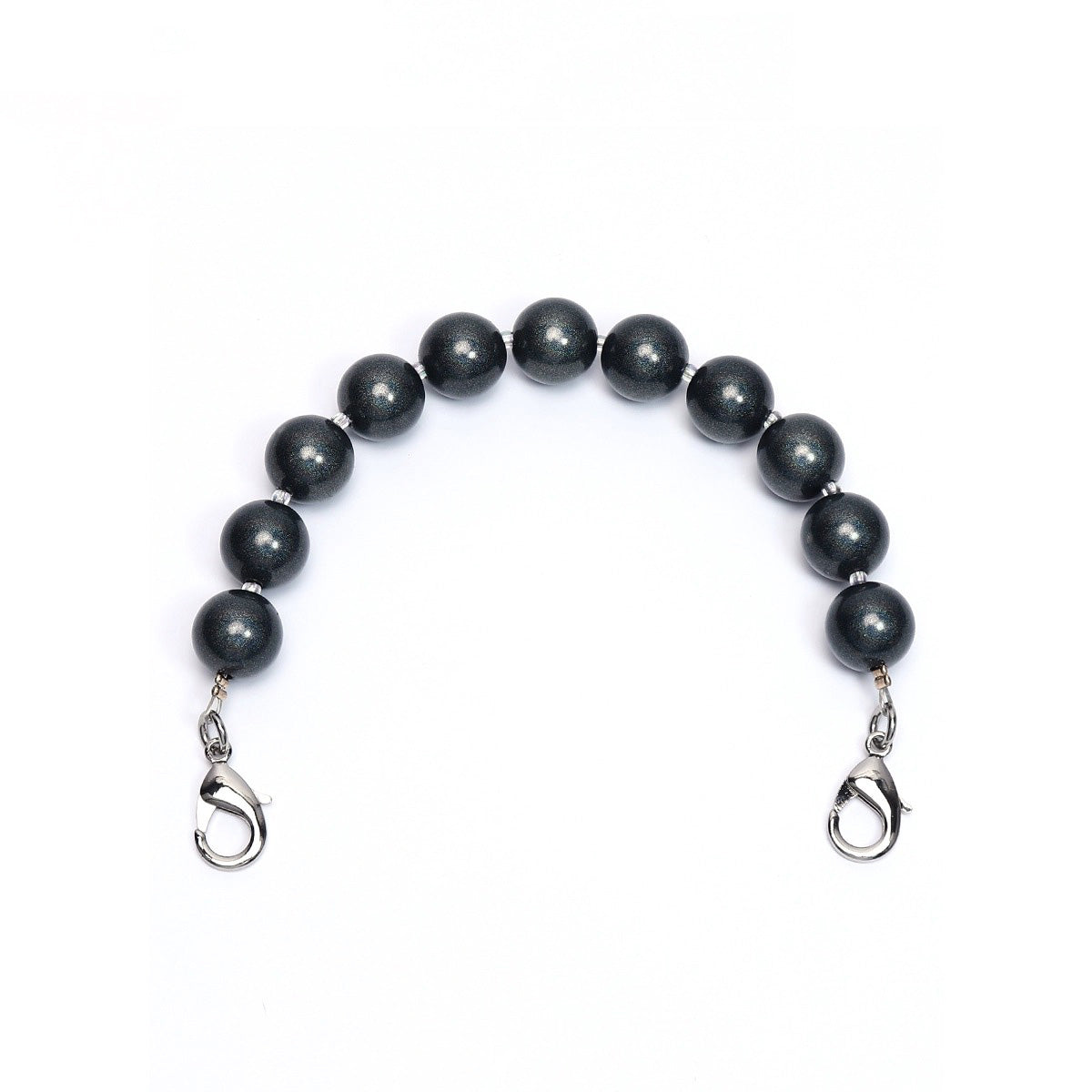 Rainbow Pearl Acrylic Handle Chain – Decorative Pearl Strap for Handbag