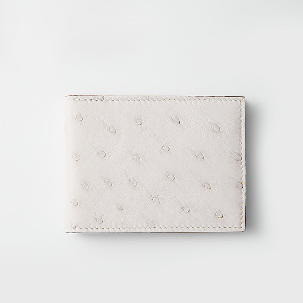 Genuine Leather Ostrich Skin Wallet - Multi-Card Holder & Driving License Organizer, Premium Multifunctional Storage Case