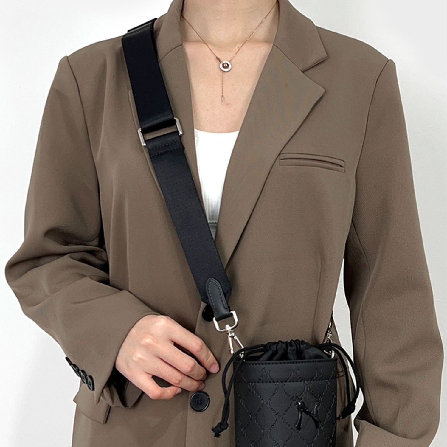 Handcrafted Wide Canvas Shoulder Strap for Nano Bucket Bags – Durable Nylon Material, Comfortable & Stylish