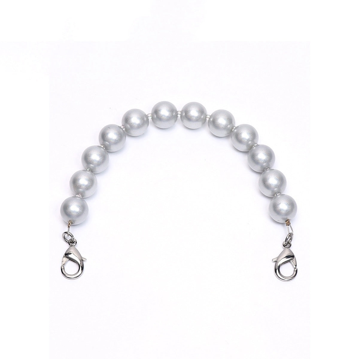 Rainbow Pearl Acrylic Handle Chain – Decorative Pearl Strap for Handbag
