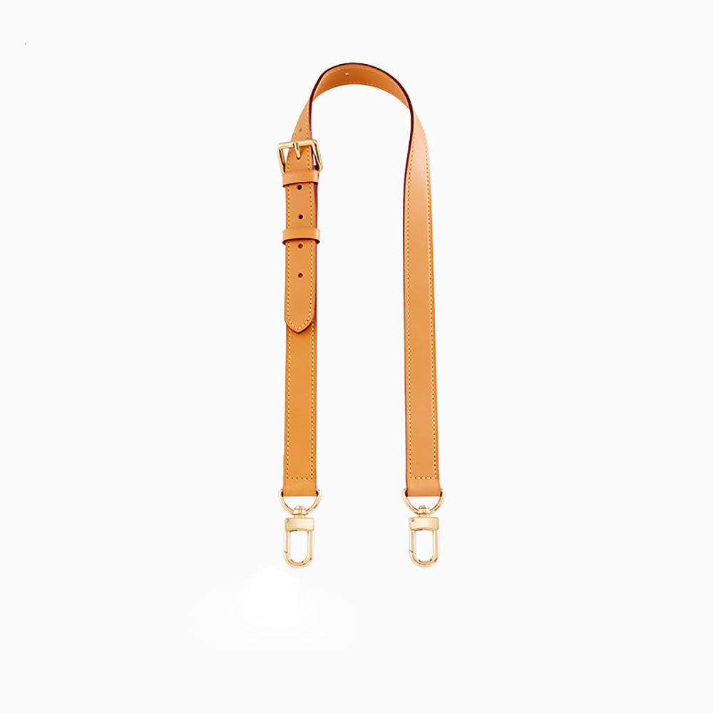Handcrafted BANDOULIERE 2.5cm Wide Vachetta Leather Crossbody Strap for Women’s Monogram Bag – Premium, Customizable Shoulder Bag Strap